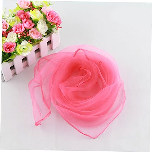 Dance Silk Scarf Boys and Girls Scarves Small Silk Veil Light Weight Random Color4