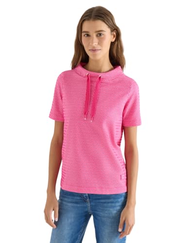 T-shirt à deux tons femme Cecil haut bicolore coton manches courtes