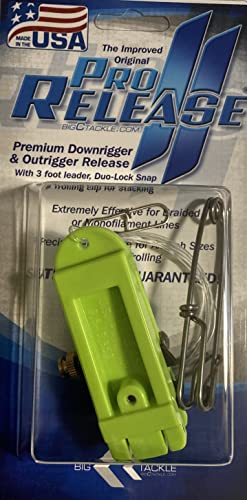 Big C Tackle Pro Release II Downrigger Clip Chartreuse