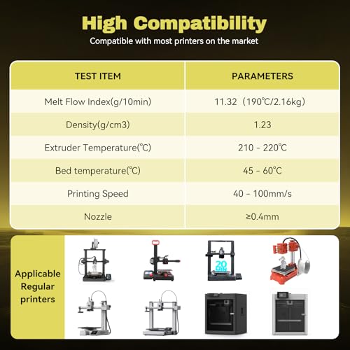 Image of 3DHoJor Silk PLA Filament 1.75mm Black Gold Dual Color PLA 3D Printer Filament 2 in 1 Coextrusion 1KG Spool(2.2lbs) 3D Printing Filament Dimensional Accuracy + /- 0.03mm Fits for Most FDM 3D Printers