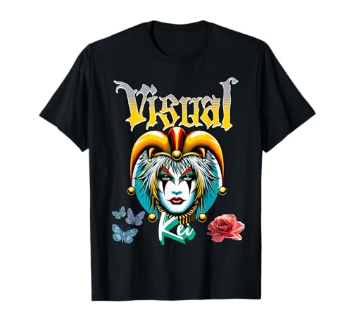 Visual Kei Japanese Streetwear Glam 80s Rock Aesthetic Camiseta