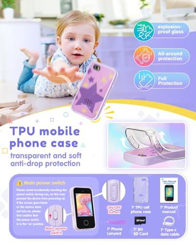 Joyjam QL-SJ-PURPLE Phone For Kids Age 3-8,Kids Smart Phone thumb #5