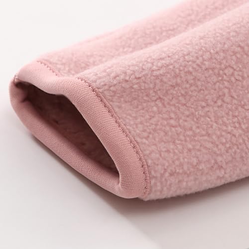 LittleSpring Neutral Boys Girls Fleece Zip Up Jackets with Sherpa Lined4