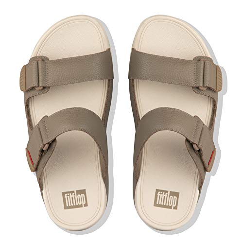 Image of FitFlop Men's Gogh Moc Slide Leather Sandal