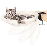 hauteur bureau parfaite Robuste et facile d'entretien : fabriqué en tissu lavable à la main, ce hamac pliable unique pour chat reste frais et accueillant pour votre chat. La construction durable résiste à un usage quotidien, se plie et se déplie sans perdre sa forme ou sa stabilité.