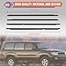 Car Outer Door Window Moulding Trim Weatherstrip Seal Belt Compatible with Toyota Lexus Vehicle 1998-2007 Land Cruiser 100 Series LX450, Replace#75710-60061 75720-60061 75730-60041 75740-60041