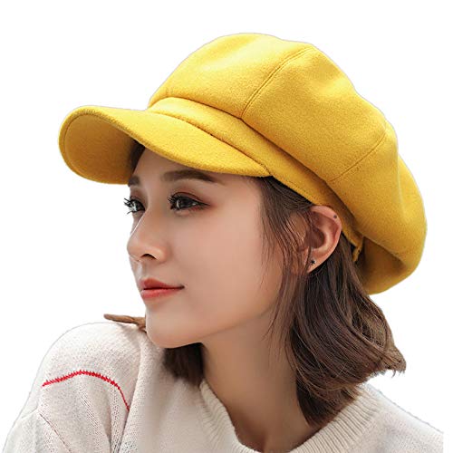 image for Elonglin Women Berets Newsboy Hat Artist Hats Autumn-Winter Visors Imi