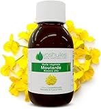 VOSHUILES   Huile Végétale de Moutarde 100ml   Riche en Oméga 3 et 9   100% Pure et Naturelle   Pression à Froid   Idéal pour Cheveux et Corps