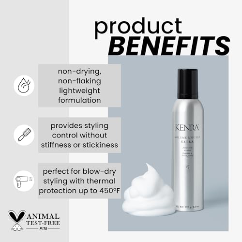 Volume Mousse Extra da Kenra para Unissex - 8 Onça Mousse