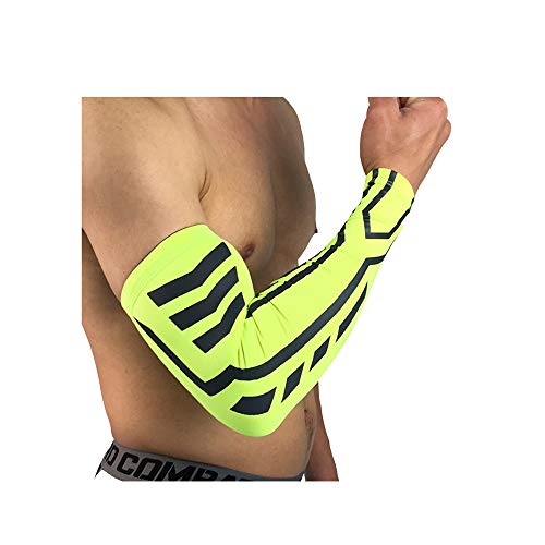 Manchon de bras protection UV sport BaronHong respirant vert L