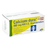 CALCIUM DURA Vit D3 600 mg/400 I.E. Kautabletten 120 St