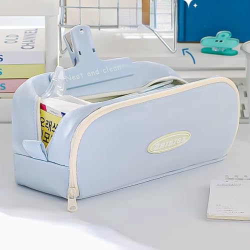 Image of Your Previous Contribution: Storio Pencil Box Pouch for School Kids Girls & Boys Aesthetic | Cute Stationary Compass Box Case Organiser - Color As Per Availability
