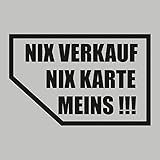  Nix verkauf nix karte meins Aufkleber Autoverkauf 2 Stück Lustig Funny Vinyl Sticker personalisiert Auto Motorrad Haushalt Fenster Style Tuning
