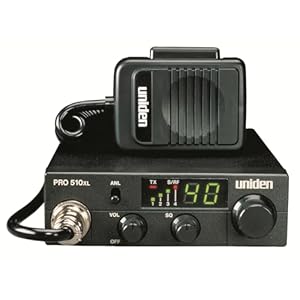 Uniden PRO510XL Pro Series 40-Channel CB Radio. Compact Design. Backlit LCD Display. Public Address. ANL Switch and 7 Watts of Audio Output. Unique PLL Circuit. S/RF LED Meter. , Black