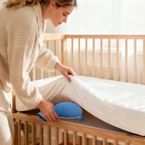 Image of Baby Vibrating Sleep Soother, Portable White Noise Machine for Baby Adult, 3 Adjustable Vibration Modes, 26 Soothing Sounds, Timer Setting, Powerful Battery, for Home & Travel, Cribs & Strollers