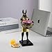 GoddenMene Anubis Statue, 10-inch Desktop Decor, Resin Egyptian God Figurine with Dog God Bowl, a Unique Collectible and Gift for Mythology and History Enthusiasts