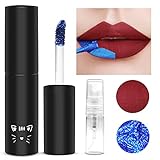 Prreal Lip Stain,Peel Off Lip Stain Lip Tint,Tattoo Color Lip Gloss,Long Lasting Waterproof Liquid Lipstick with 3ML Empty Spray Bottle,Non-stick Cup Lip Tint Lip Makeup For Women Girls#Reddish Brown