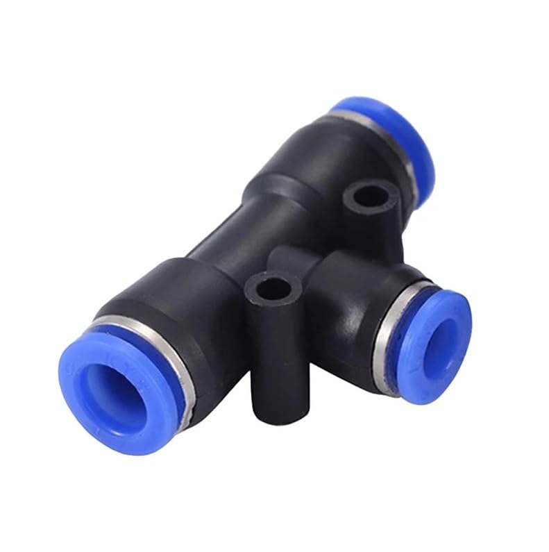 Conector De Aire Neumático PE PEG, Reductor En T De Ajuste Rápido | Conector De Aire Neumático PE PEG, Reductor En T De Ajuste Rápido(PE-12,100 PCS)