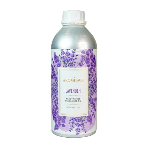 Image of Lavender Fragrance Oil 1L | Ready-to-Use Aroma Oil for Diffusers, Vaporizers & Oil Warmers | Luxurious Long-Lasting Home & Spa Fragrance | IFRA Certified | Infused with Essential Oils