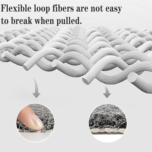Tapis de bain antidérapant luffa à drainage rapide pour douche - 5