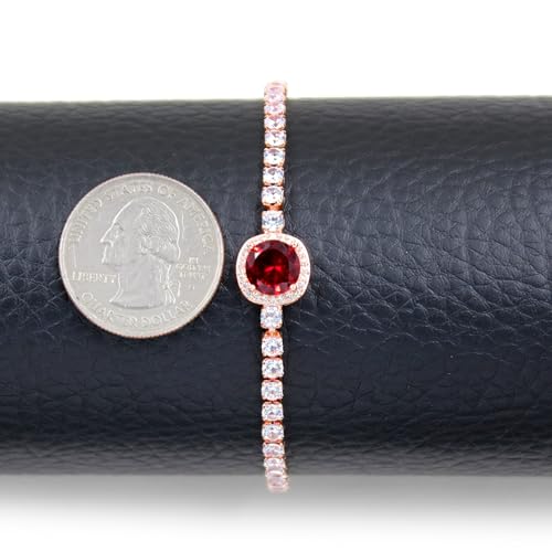 Bracelet de tennis carré en zircon réglable avec chaîne Bolo argentée