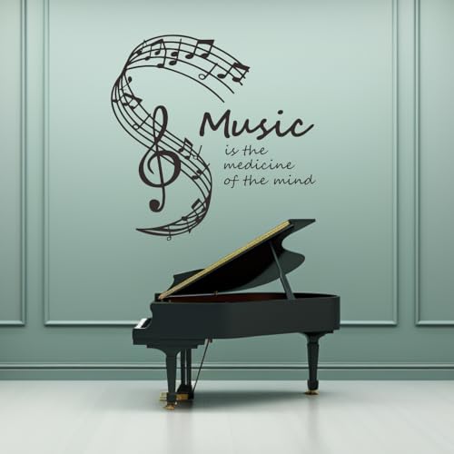 Vinilo Decorativo Musical 18x18 Pulgadas Negro miniatura 4