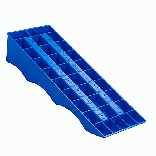 2X 5 Tonnen Stufenkeile Ausgleichskeil Wohnwagen Wohnmobil Caravan 120 mm blau