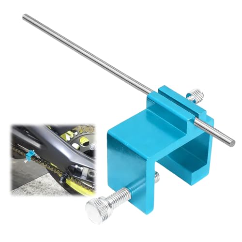 Othrion 1PCS Motorcycle Chain Alignment Tool,Chain Alignment Tool for Motorbike,Bike ATV,Easy to Use,Clamp Machined Tool,Ensures Accurate Chain Alignment Tool