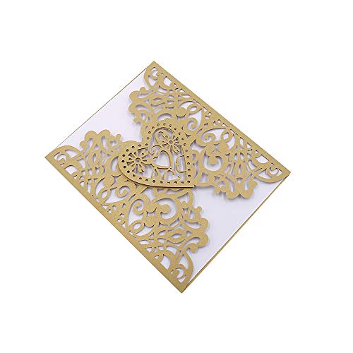 Baugger - 20pcs convites cartões convite titulares para festa de aniversário de casamento aniversári