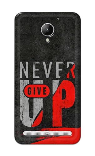 Image of Printed Hard Back Cover for Lenovo C2 k10a40 Back Cover (Never Give Up) -190724(DP)