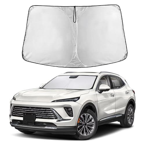 Image of EcoNour Windshield Sunshade Compatible for Buick Envision 2021-2024 2025 2026, Sun Visor for Front Windshield & Window Sun Shade Cover, UV Heat Blocker & Protector, Car Accessories