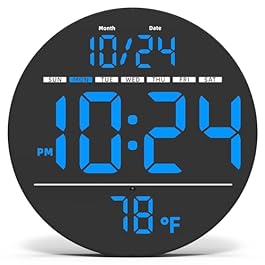 Digital Wall Clock with...