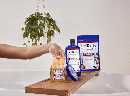 Dr Teal's Foaming Bath with Pure Epsom Salt Shea Butter & Almond Oil with Essential Oils 1L - Image 10