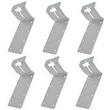 Numano（6-Pack for T-Post Mounting Bracket Post Mounting Vertical Bracket for Signs Mailboxes Birdhouses Suitable for Other of Wood Lumber