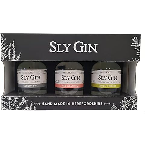 Sly Gin Miniature Gift Set 3 x 5cl 43% ABV Cover