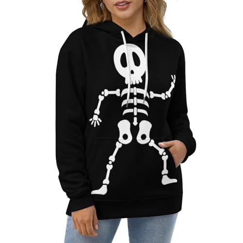 Sweats à capuche manche longue squelette UMENG sweat-shirt pull taille S - 5