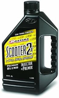 Maxima 26901 Scooter 2T 2-Stroke Premix/Injector Oil - 1 Liter Bottle