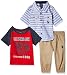 U.S. Polo Assn. Baby Boys Short Sleeve, T-Shirt Pant Set