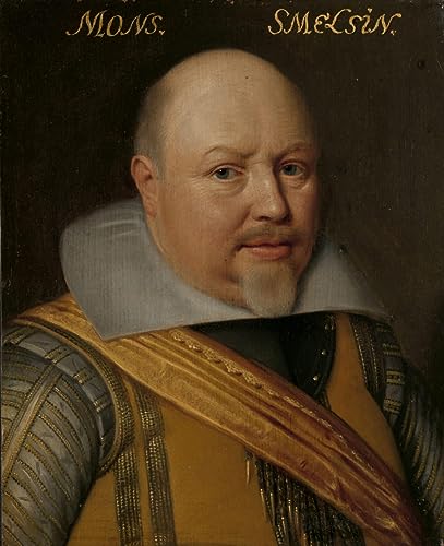 Peinture Murale Portrait Nicolaas Schmelzing pour Décoration Salon Chic 60x90