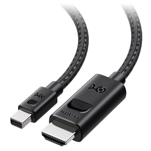 Cable Matters cable 8K Mini DisplayPort 1.4 a HDMI de 1,8 m con 4K a 120Hz u 8K 60Hz, cable 8K Mini DisplayPort 1.4 a HDMI en negro