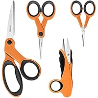 Asdirne Juego de tijeras de tela, tijeras con hoja afilada de