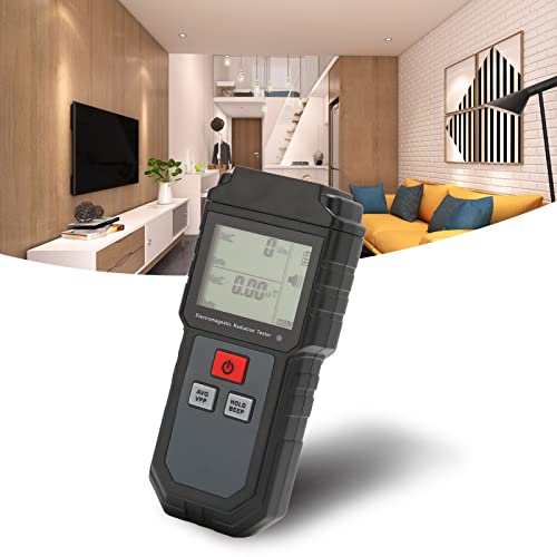 Detector de Radiación Electromagnética con LCD y Alarma miniatura 6