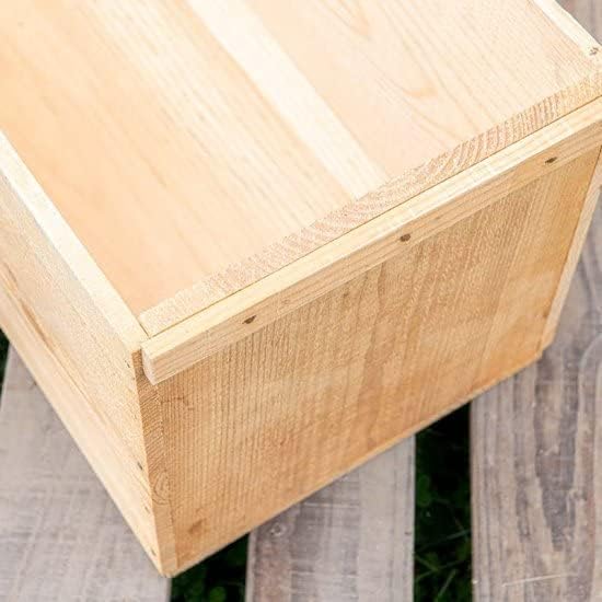 Amazon.co.jp: 新坂製函りんご木箱「新箱」2箱セット (取手無し、表面