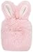 La Coque de Protection des écouteurs Bluetooth Convient aux Airpods 3D Mignon Dessin animé en Peluche Silicone boîte d'écouteurs Rechargeable Housse de Protection Antichoc (AirPods 3/4,Pink Bunny)