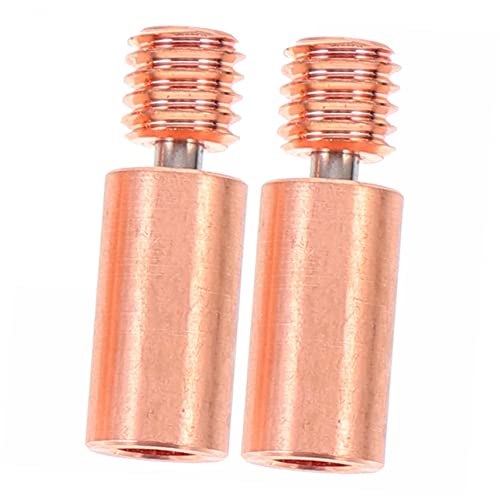 2pcs 450℃ Copper Alloy 3d Printer Heat Break Throat Tube