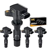 QYL Pack of 4Pcs Ignition Coils Replacement for Mazda 3 6 2006-2013 CX-7 2007-2012 Mx-5 Miata 2006-2015 #UF540 L3G218100A C1683 5C1740
