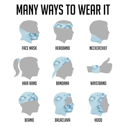 Neck Gaiter Cubes Balaclava para Hombres y Mujeres, Protección Solar, Mascarilla para el Rostro, Cubierta de Cara Transpirable, Bufanda, Cubierta para Cabeza y Cuello para Esquí y Senderismo miniatura 6