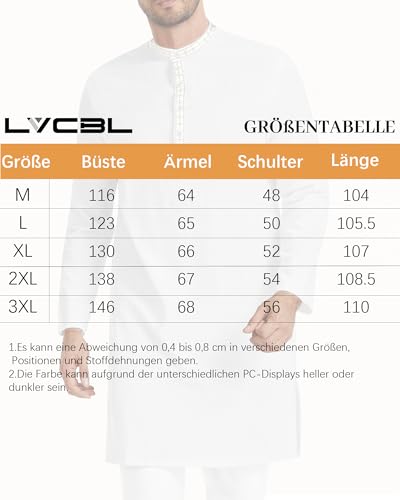 Caftan lin homme LVCBL la robe abaya rétro au confort absolu - 6