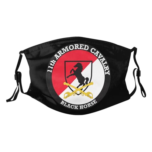 11th Armored Cavalry Regiment Adult Dust Mask Adjustable Dust Face with 2 Filter52