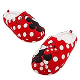 Disney Mickey and Minnie Mouse Slippers for Women, Size 7/8